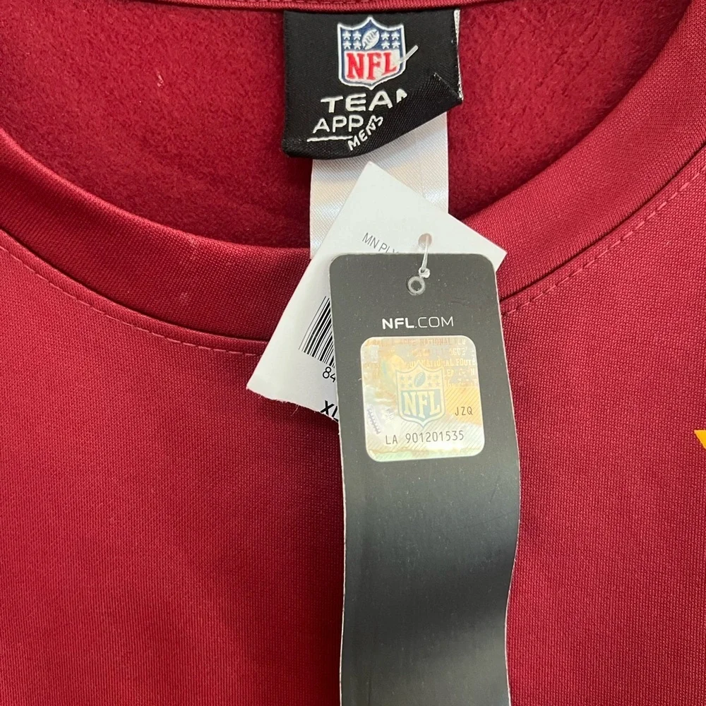 NWT RARE NFL Commanders ‘Combine Training’ Performance Pullover Sweatshirt, XL - Picture 4 of 9